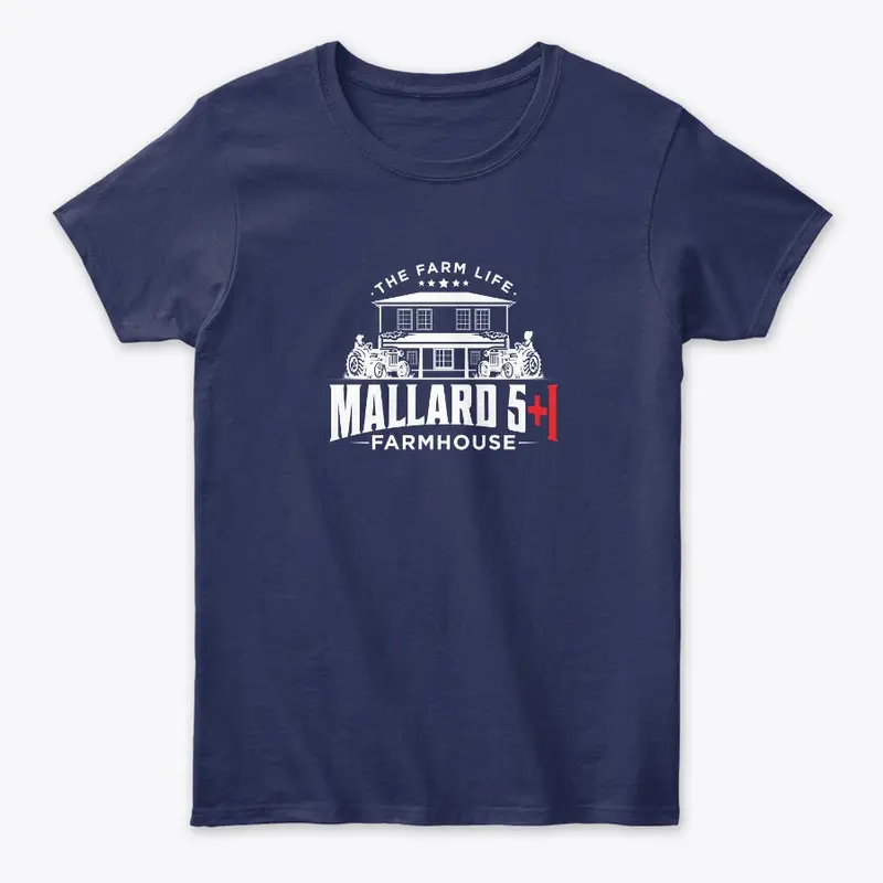 New Mallard 5 +1 Logo White Print