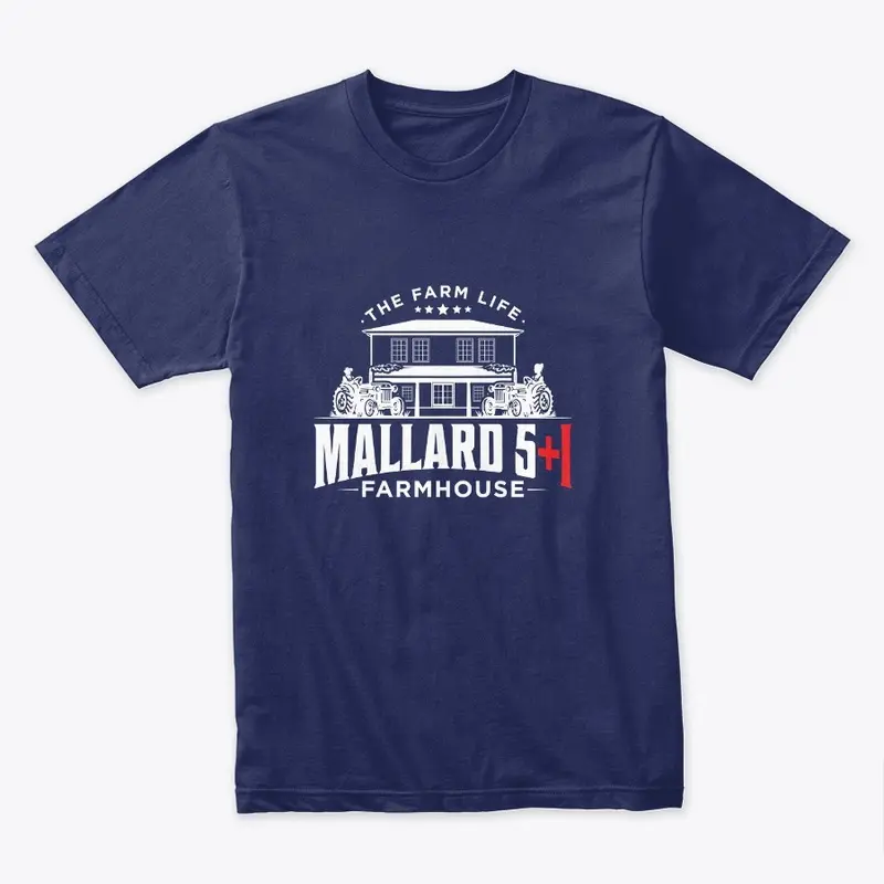 New Mallard 5 +1 Logo White Print